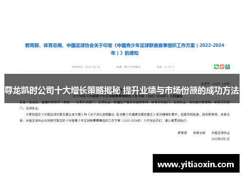 尊龙凯时公司十大增长策略揭秘 提升业绩与市场份额的成功方法